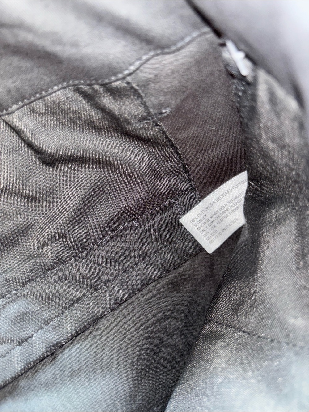 Wild Fable Women's Dark Gray Mid-Rise Chino Pants - Picture 6 of 7